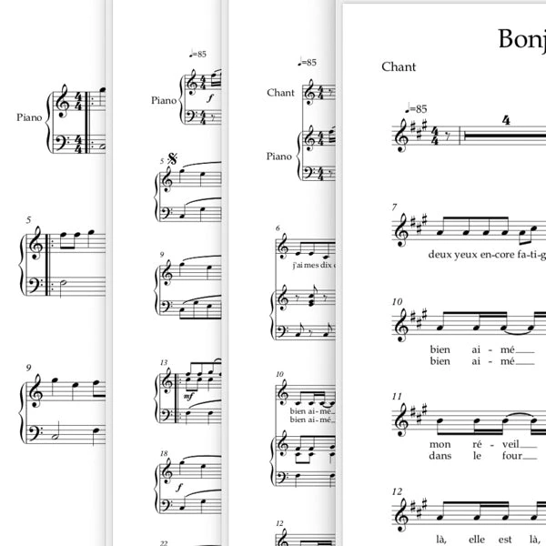Bonjour tout va bien - Le pack piano