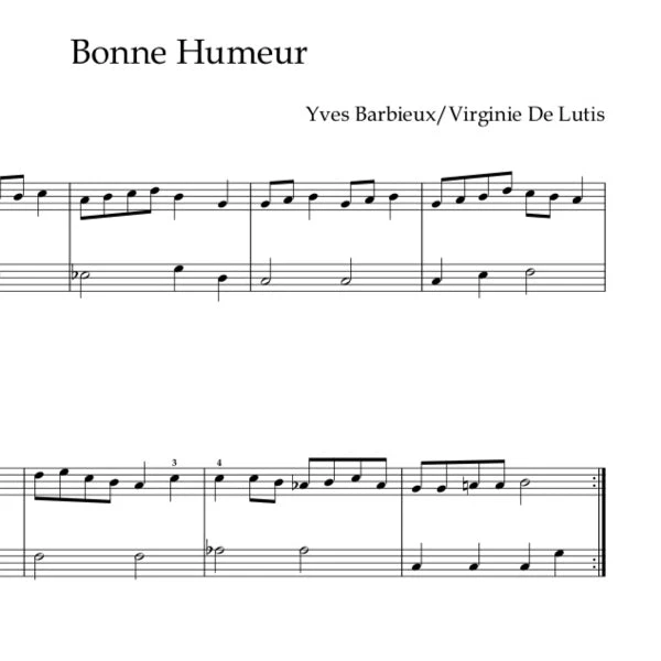 Bonne humeur - Piano débutant