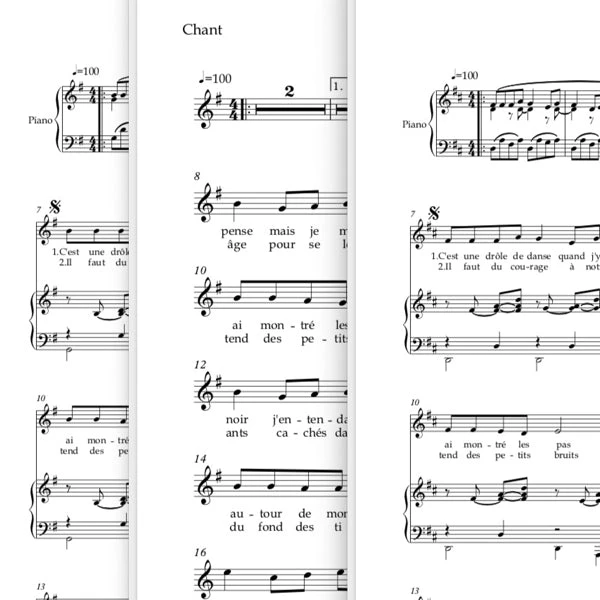 Danse anti-peur - Piano accompagnement + chant pour chorales